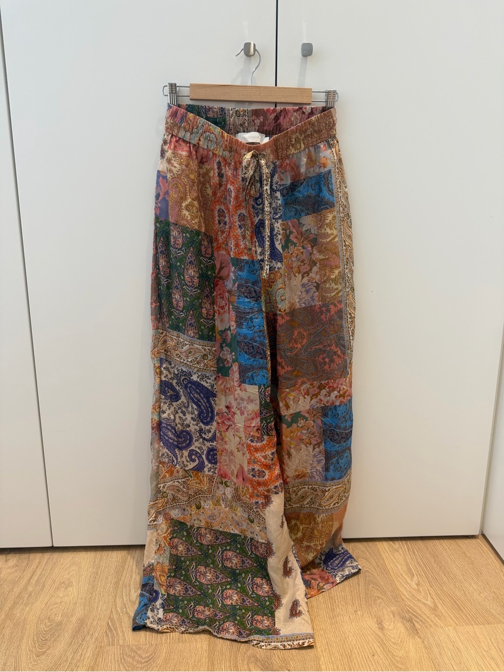 Zimmermann Multi-Color Patchwork Maxi Skirt